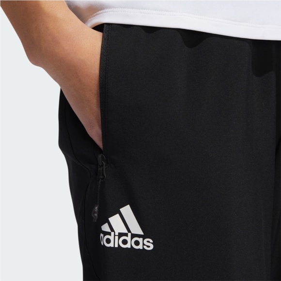 🆕 RESERVED adidas Women’s Under the Lights Woven Pants Bottoms Black XL 16-18 - Picture 4 of 11